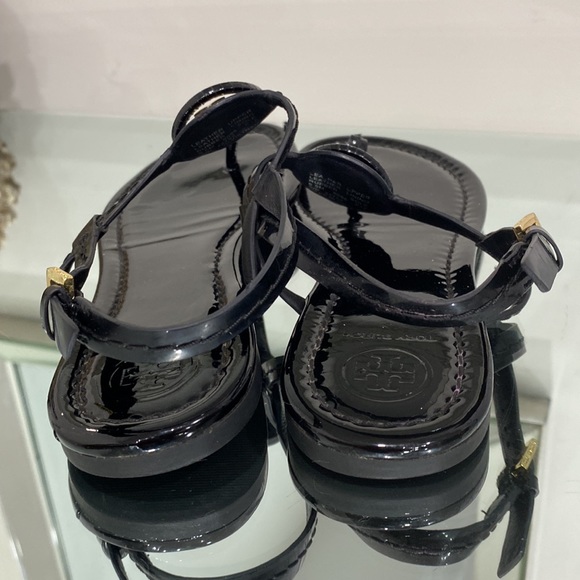 Tory Burch Dillan Sandal Black Size 6.5 - Picture 9 of 14